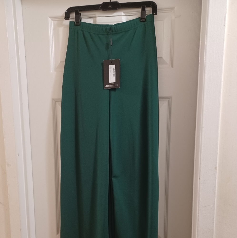 Emerald HIgh Waisted Wide Leg Trouser